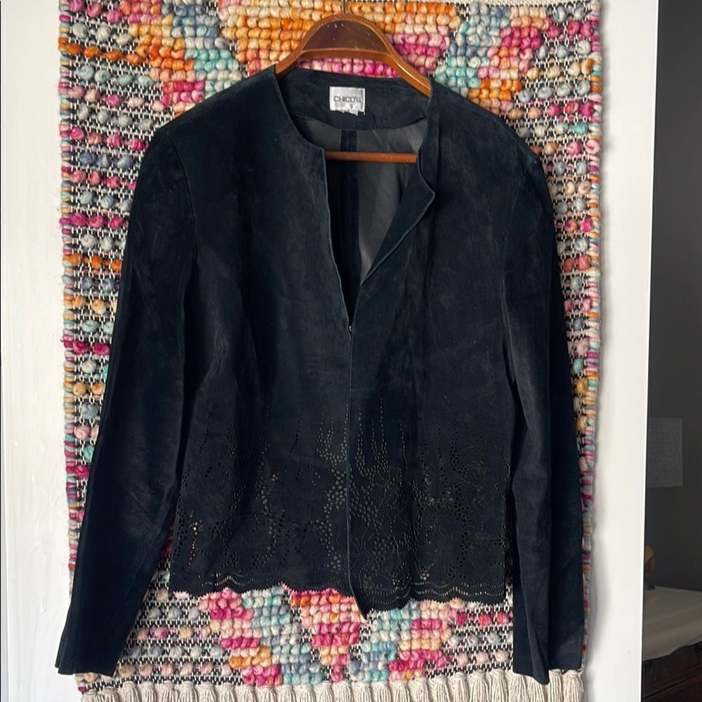 Chico's Black Blazer Tailored Jacket